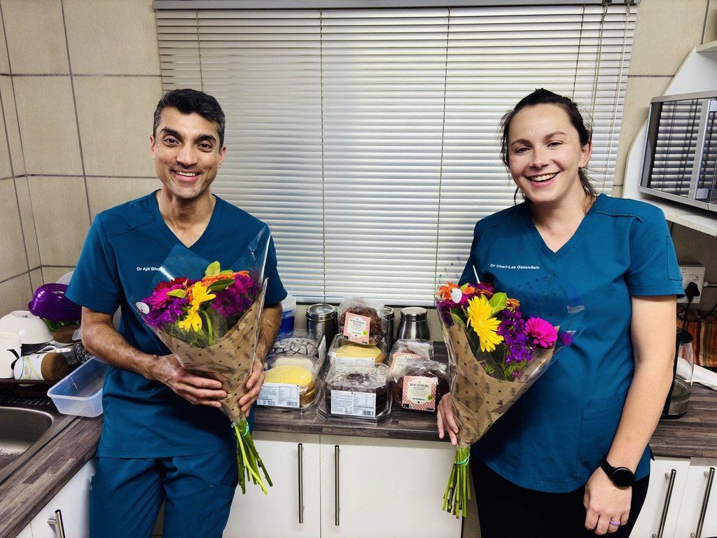 Dr Ajit Bholla and Dr Cheri-Lee Gazendam